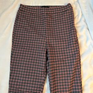Red checkered urban outfitters pants